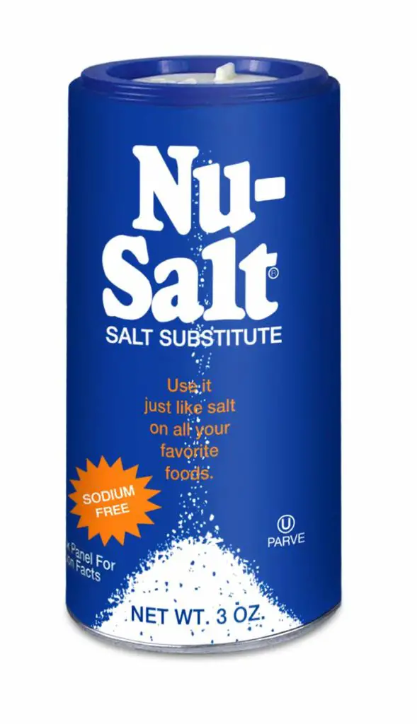 Nu-salt is a sodium-free salt loaded with potassium, you can find it on Amazon