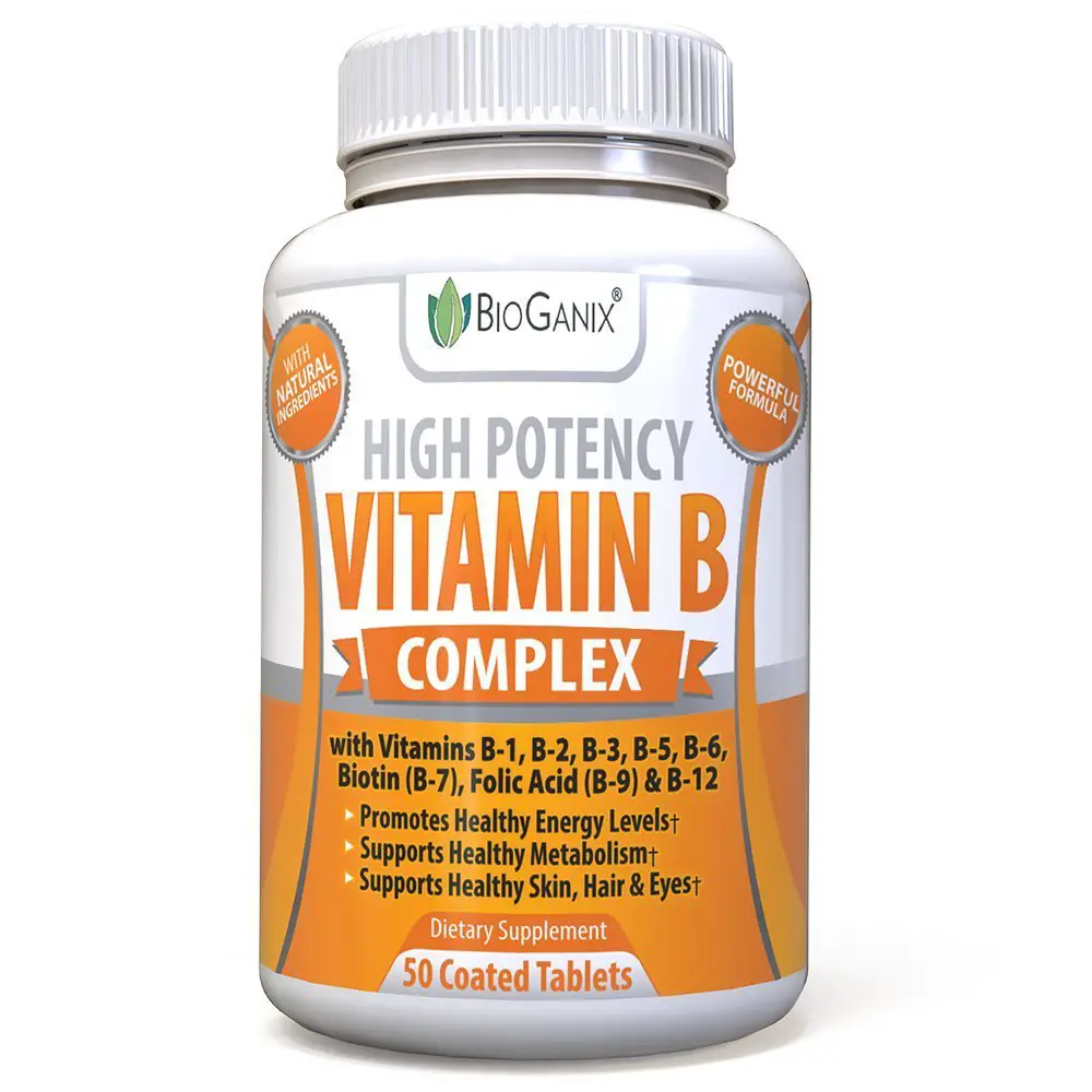 Vitamin B complex tablets can easily be found on Amazon